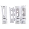 Shampoo Conditioner Dispenser Wall Mounted 3 Chamber Shower Soap Dispenser 400ml Per Bottle 1200ML Capacity Press