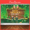 Celebrate St.patrick's Day W/ Photo Background Banner Decor 180*115cm/70*45in Irish Festival
