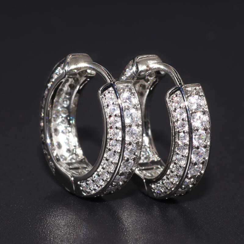 Orecchini Teschio Placcati Argento Orecchini Gotici Testa di Fantasma Ipoallergenici per Uomo e Donna Gioielli di Halloween Punk Rock di Tendenza