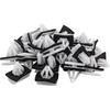 30pcs Exterior Rocker Panel Moulding Clips Retainers w/Sealer Fits for Ford Escape F-150 MKC Ranger Re# W715201-S300 W716351-S300