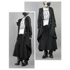 2025 Hip Hop Punk Trench Coat Hooded Cloak Men Women Harajuku Casual Long Jacket Gothic Vintage Gabardina