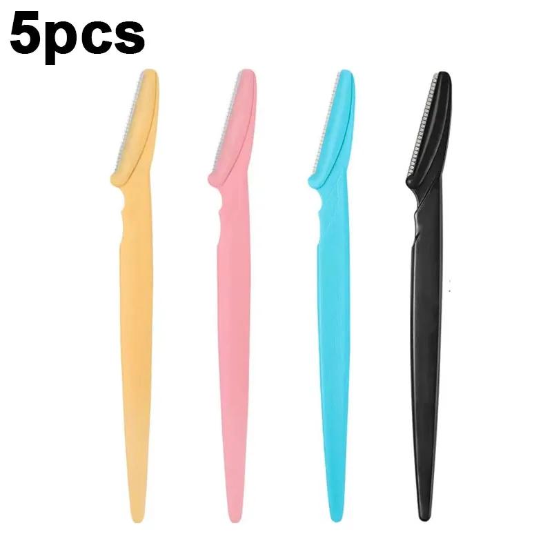 

5/10/30/40pcs brow Razor and Face Razor for Women And Men, Eyebrow Hair Trimmer And Shaver with Protective Cover,Safe