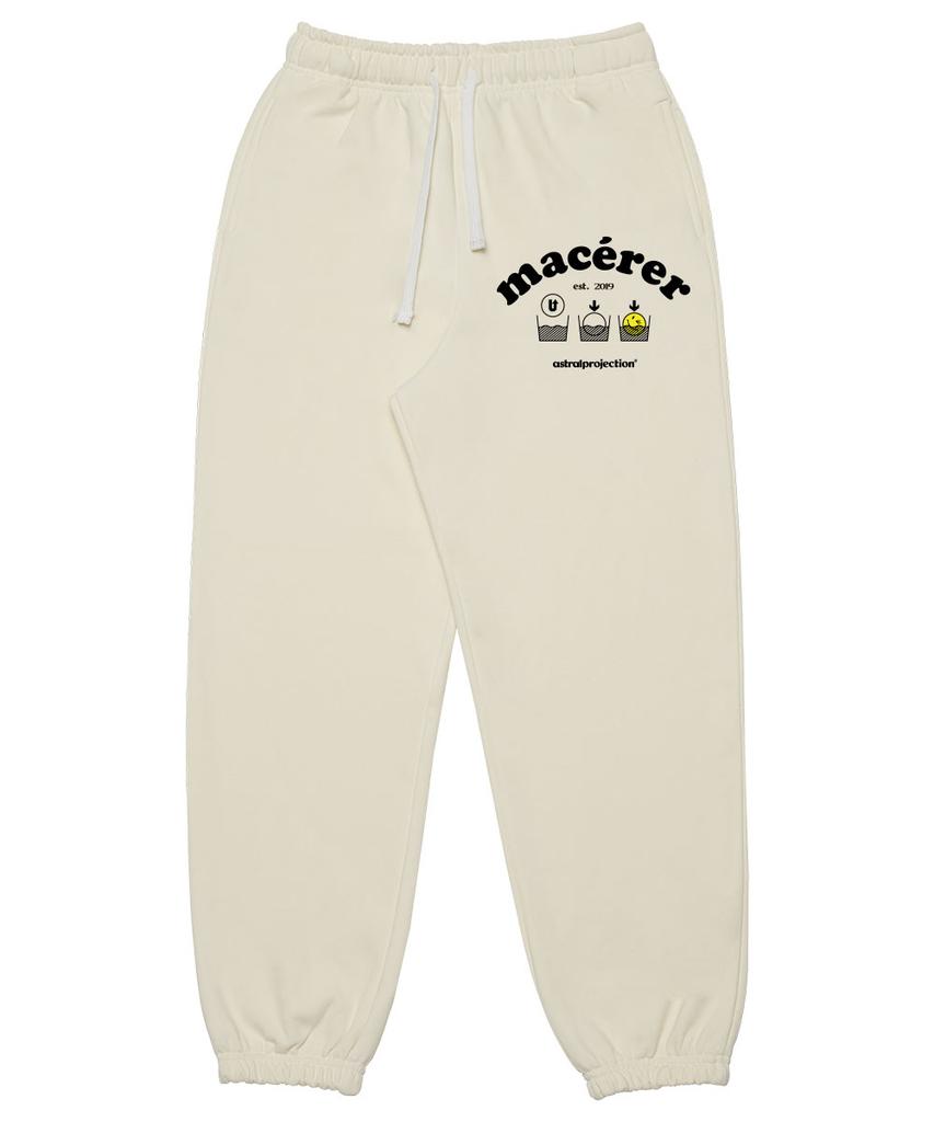 ASTRAL PROJECTION Masere Comfortable Training Sweat Jogger Pants_Cream