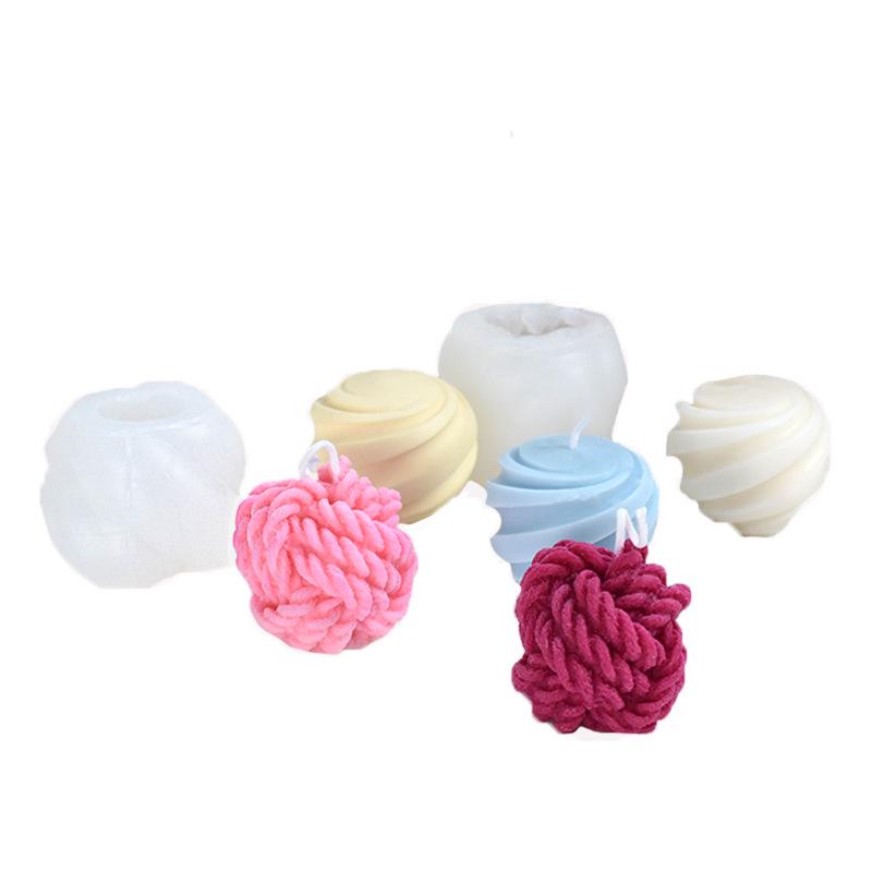 Magic Knot Yarn Ball Candle Mold: DIY Creative Silicone for Aromatherapy