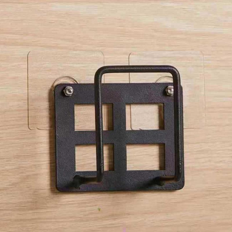 Wall Mounted Router Holder Wifi Storage Bracket Easy To Install Non Drilling Power Socket Rack Bookshelf