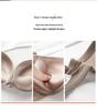 3D Stereo Seamless Lifting Bra: Hollow-Out, Breathable Design for Comfort & Support