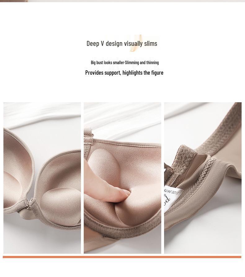 3D Stereo Seamless Lifting Bra: Hollow-Out, Breathable Design for Comfort & Support