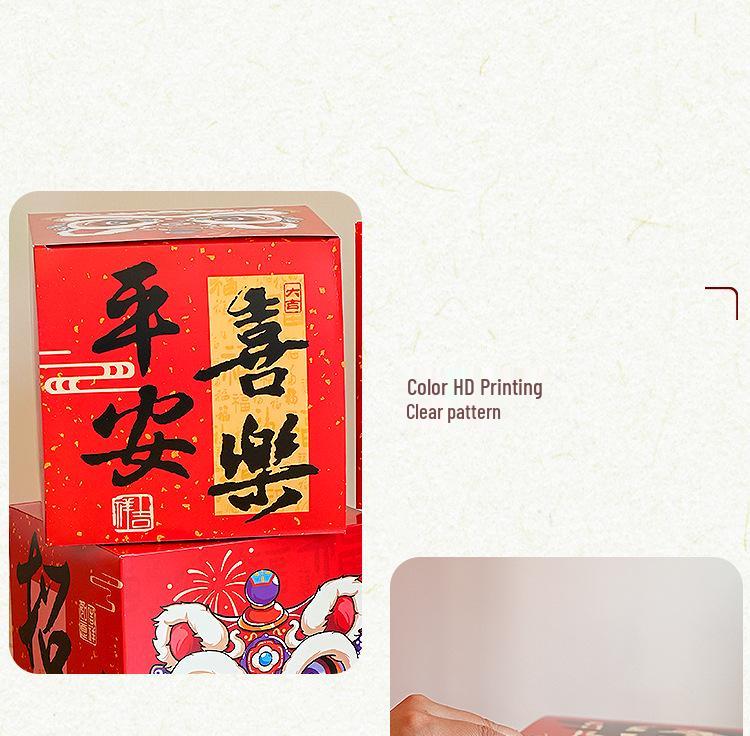 2026 New Year Stackable Box Decorations: Small Year of the Horse Ornaments for Spring Festival Scenes & Company Displays