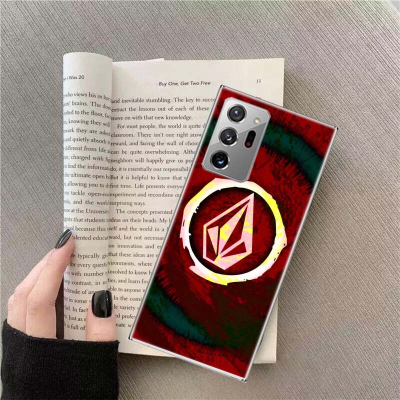 Volcom Logo Phone Case for Samsung A17 A37 A57 A54 A14 A24 A34 A07 A04S A02S A12 A22 A32 A52S A16 A26 A36 A56 A72 Galaxy Note 20