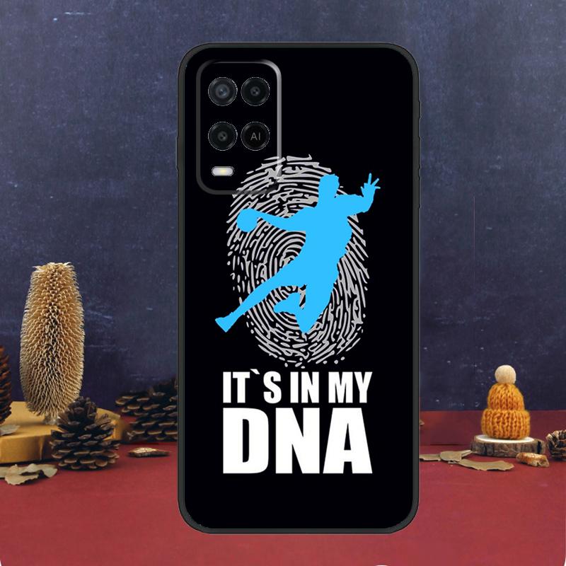 Handball Sport For OPPO A96 A76 A16 A54 A74 A94 A58 A78 A98 A5 A9 A53 A52 A72 A91 A15 A17 A57 A77 A79 Case