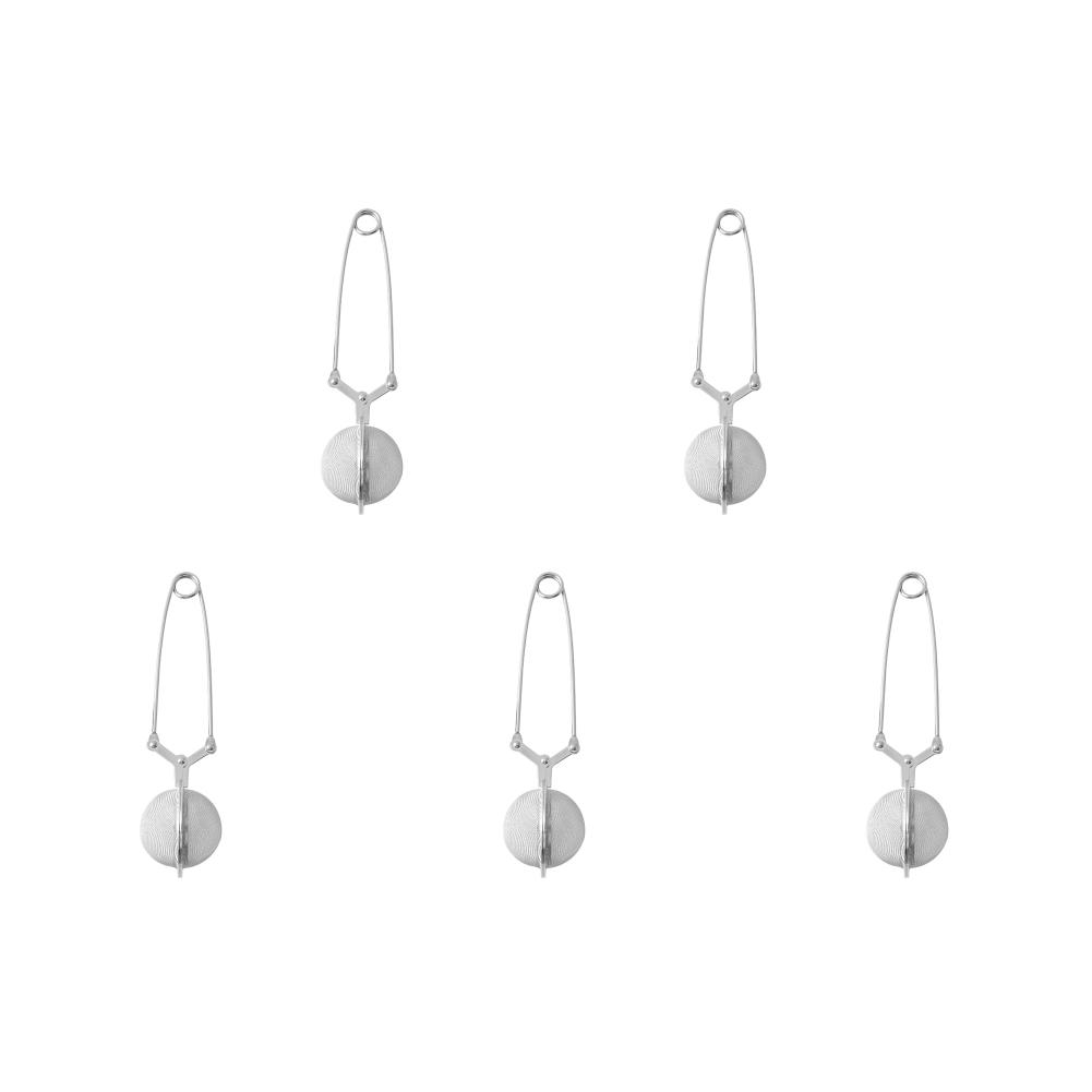 

Фильтр для листового чая из нержавеющей стали с ручкой-шариком для чашки и чайника