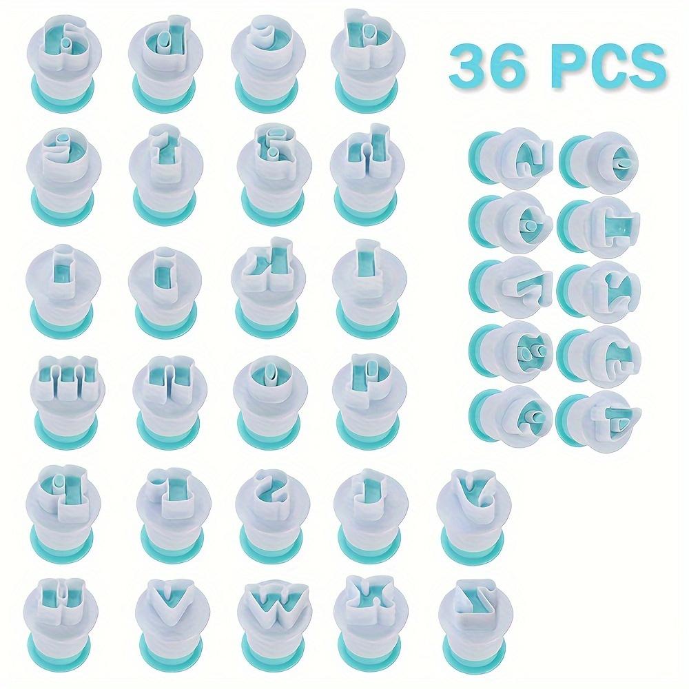 10/26/36/62Pcs Alphabet Number Cookie Cutters Set Baking Pastry Molds for Cake Decorating, Cupcake Making and Fondant Cutting