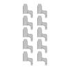 10 Pack Battery Operated Cabinet Hinge Light Warm White Closet Wardrobe Light  Kitchen