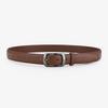 Pin Buckle Leather Belt: Unisex Hong Kong Style Trendy Belt for Jeans