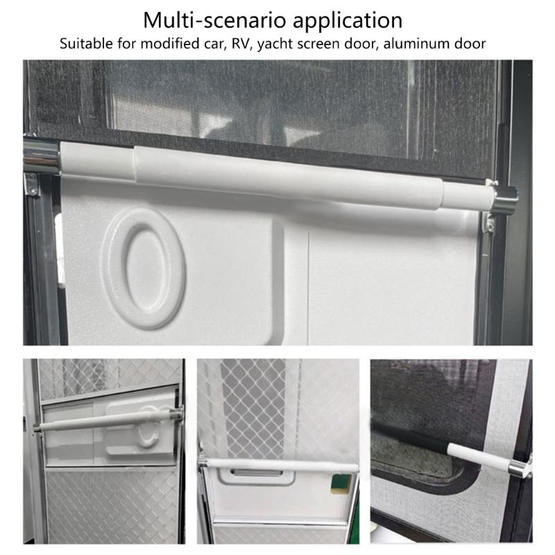 Aluminum Screen Door Handle Adjustable Crossing Bar Handle Simple Installation Repair Tool for Comfortable Grip & Control