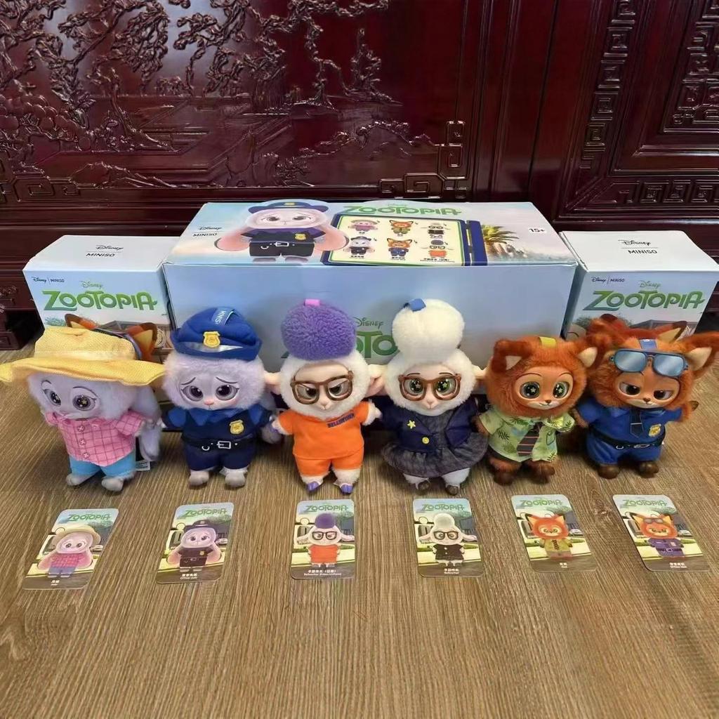 The Domestic Version of Nick Judy's Zootopia Series Blind Box, Plush Toy Pendant and Peripheral Products