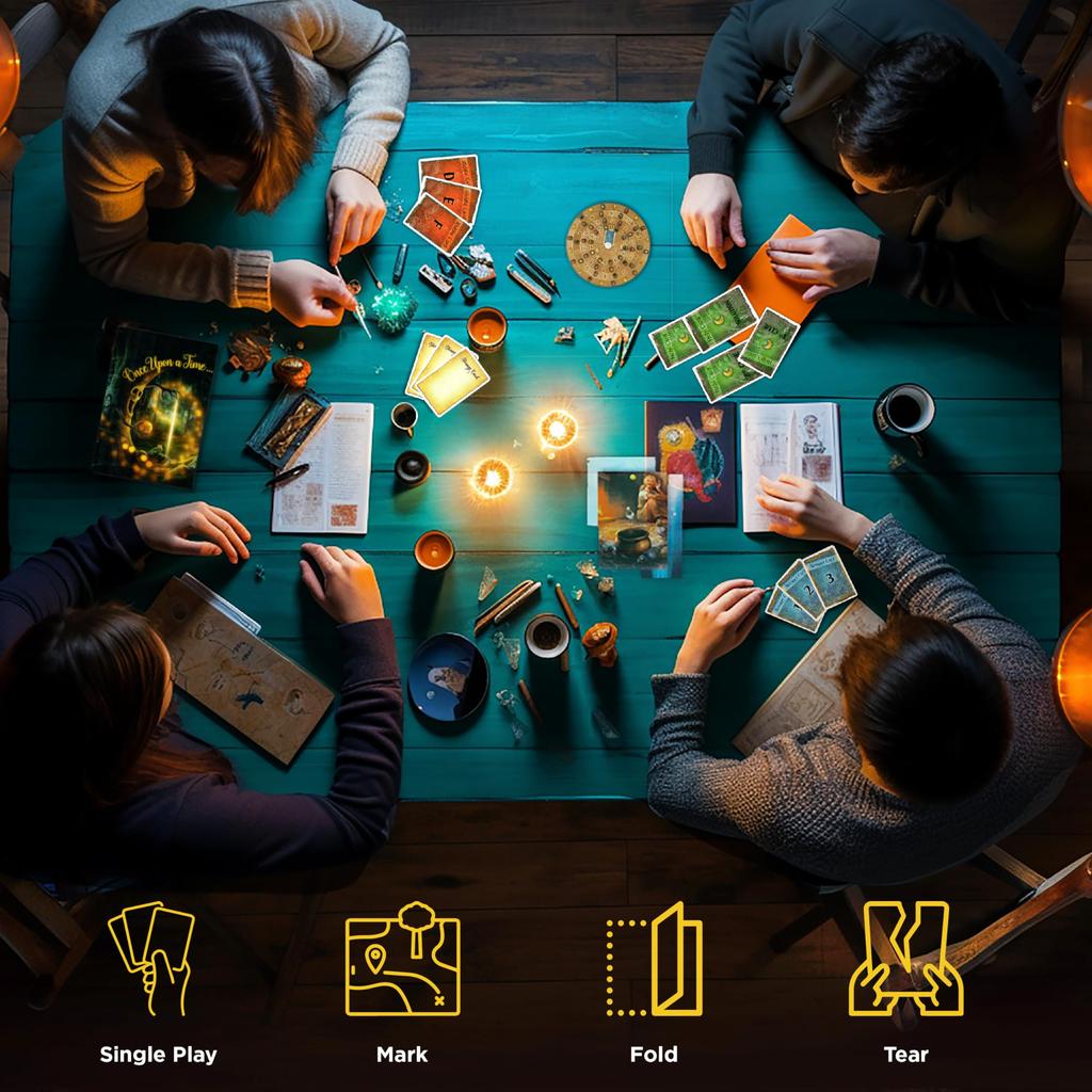 Thames Kosmos Enchanted Forest Escape Room Game In a Box The Game Cosmos Games Family Friendly Home Escape Room Experience for Ages Black & EXIT