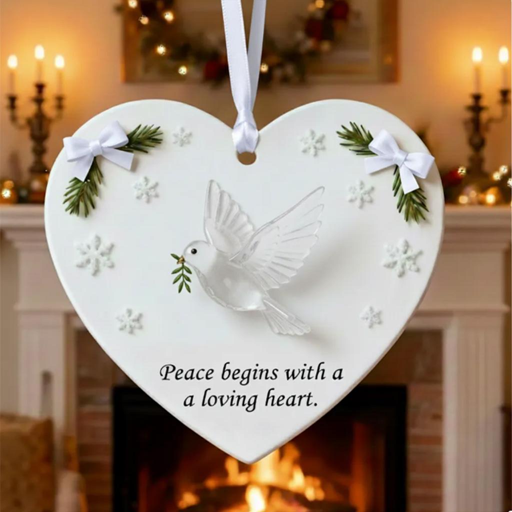 Acryl Vogel Ornament, Weihnachtsbaumschmuck, Weihnachtsbaum Vogel Ornament, Acryl Souvenir Dekoration für einen engen Freund.