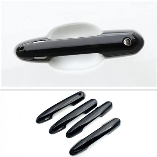 Bright black Front Car Door Handles Cover Trim 4pcs For Toyota RAV4 -