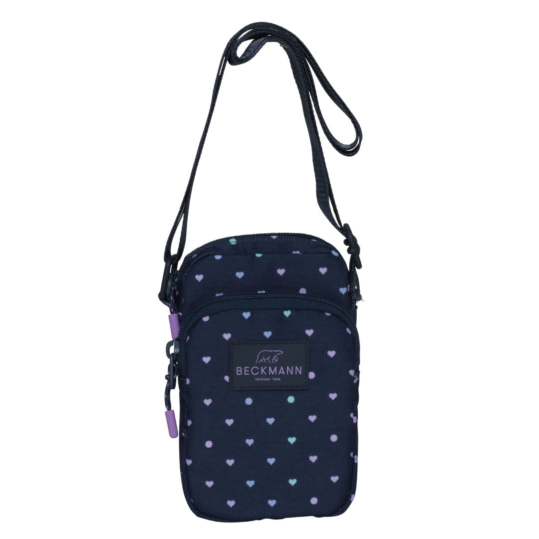 

Beckman Norway Shoulder Bag Crossbody bag Blue Hearts Smartphone Shoulder Smartphone Pouch Sacoche Accessory Case Lightweight Multifunctional Water