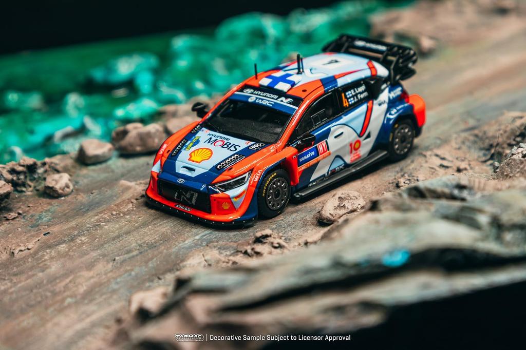 Speedmaster Japan TARMACWORKS Hyundai I20 N Rally1 Hybrid Rally Sweden 2024 Winner Esapekka Ferm Finished Model 1/64 Lappi/Janne T64-089-24RS04