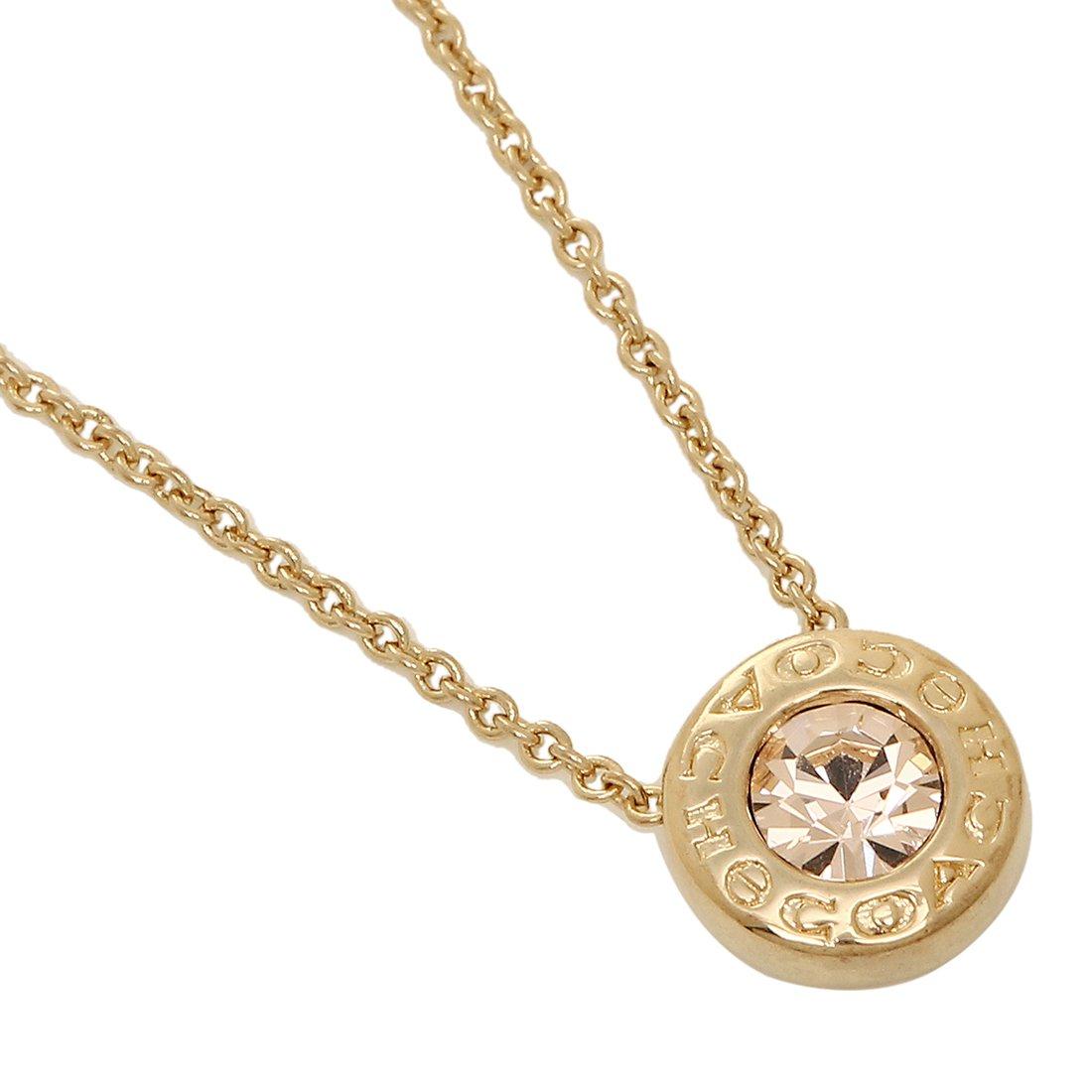 

Necklace Accessories Brand Outlet Pendant F54514 OPEN CIRCLE STONE Open Circle [Coach] Women s (Yellow Gold/Gold) [Item]