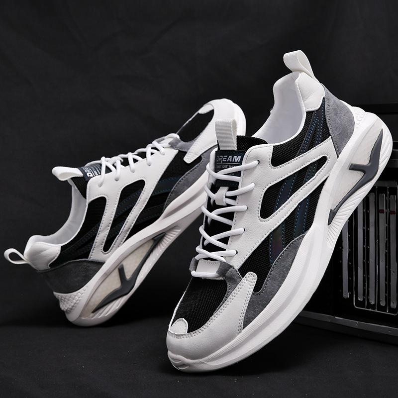 Herbst Papa Schuhe Modische Atmungsaktive Freizeitschuhe Koreanischer Stil Teenager Laufschuhe Leicht und Bequem Herrenschuhe