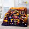 Messi 82 Customize Text Blanket Throw Customizable Blanket Ultra-Soft Throw For Office Chair Livingroom Couch Living Room All-Season Use