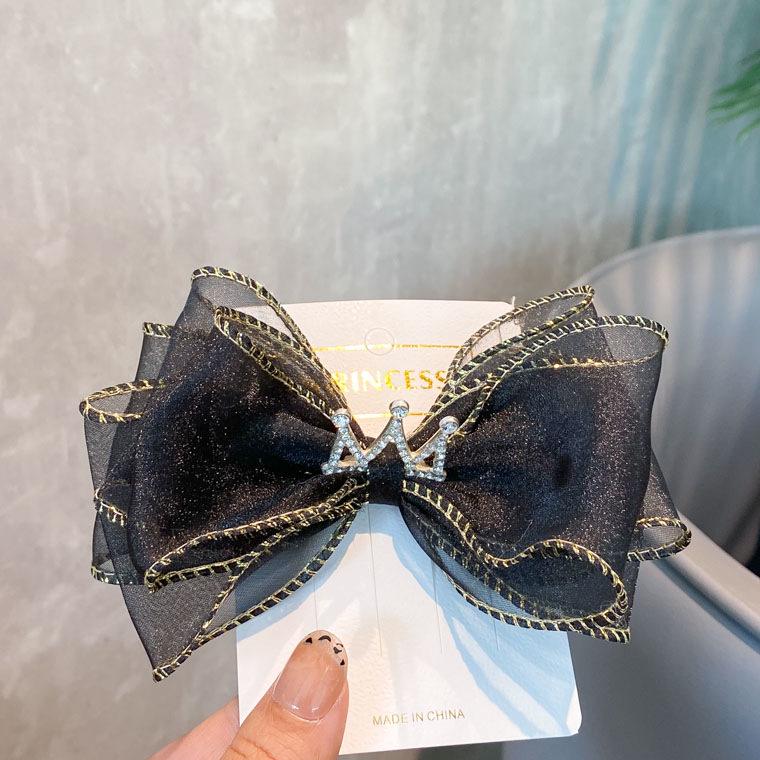 Large Bow Hair Clip for Girls - Princess Hair Accessory