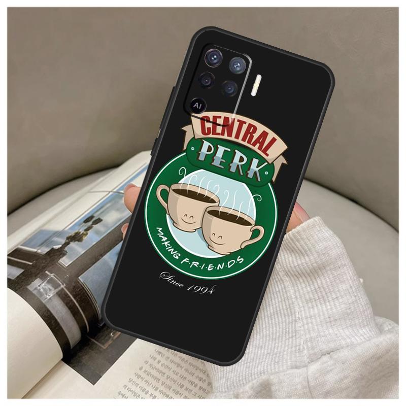 Central Perk Friends Case For Oppo A16 A76 A96 A60 A98 A58 A78 A18 A38 A80 A40 A77 A57 A17 A74 A54 A94 A15 A5 Pro