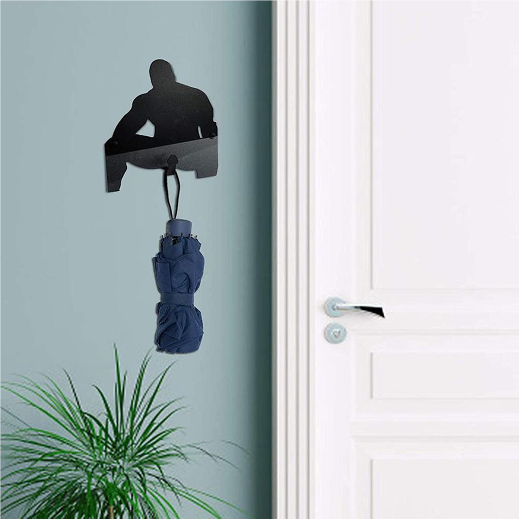 Wall-mounted Key Holder Replacement Decorative Sexy Funny Living Room Umbrella Hat Cap Hanger Rack Bracket Accessories