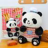 Cute Chef Panda Plush Toy with Apron - Children's Comfort Doll & Birthday Gift