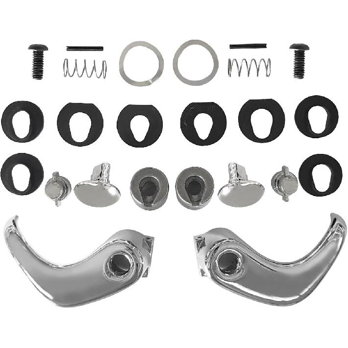 

Locking Vent Window Handle Chrome Pair Set for Chevy for GMC Blazer Jimmy Suburban 76999,BHS01861,DHA35357,15617125, 15617126