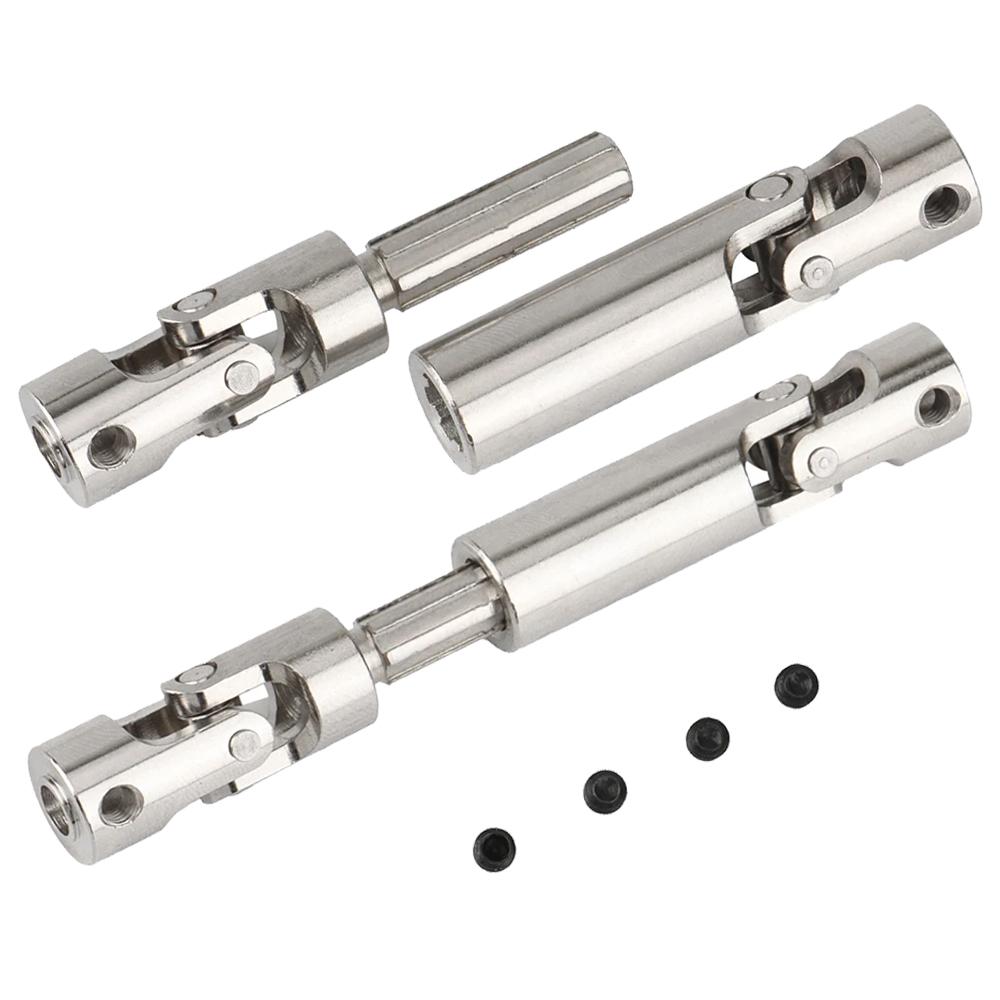 Metals High Hardness Telescopic Universal Transmission Shaft Multi-specification Drive Shaft for SCX10 AXIAL 1/10 1/12 1/16 RC
