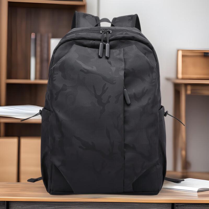 Li Shen Men's Camouflage Oxford Fabric Backpack