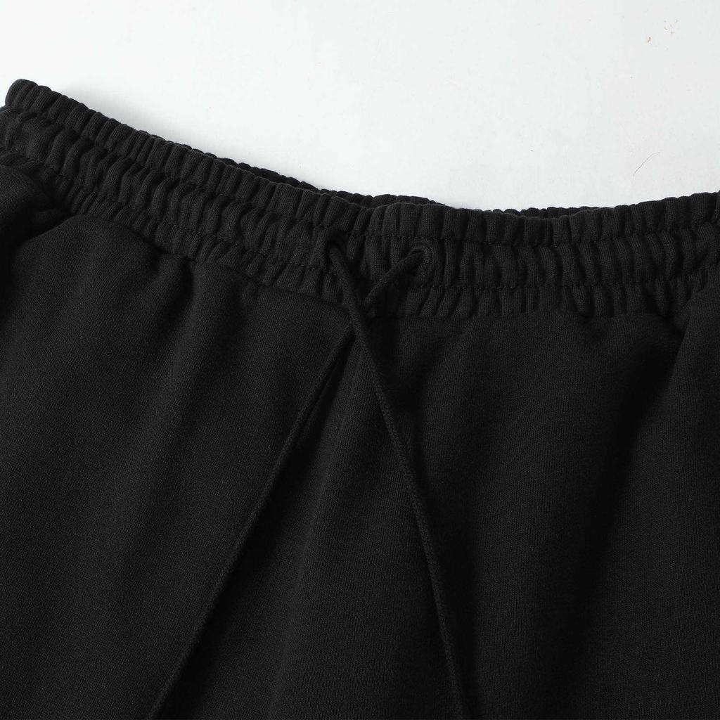 Puma Comfortable Durable Solid Color Versatile Lace-Up Mid-Rise Straight Casual Pants Men Bottoms Black 631808-01