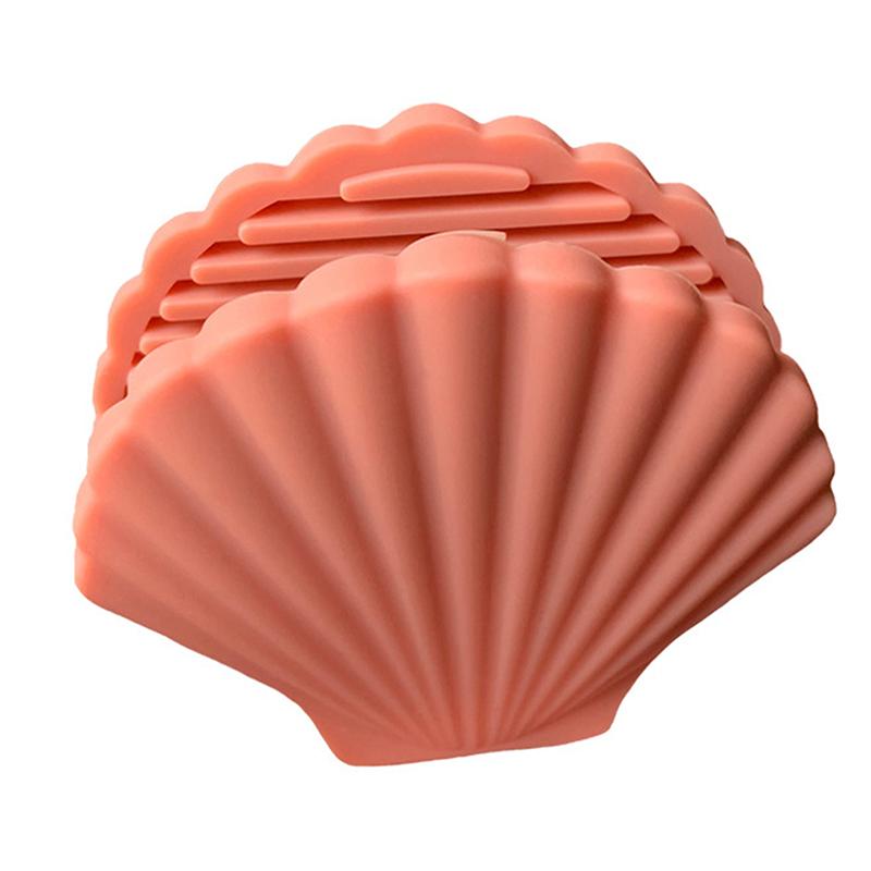 2 stk Silikon Anti-Skalde hansker Skallform Varmebestandig Sklisikkert grep Mikrobølgeovn Grytehåndtak Mitt Lokkholder Kjøkkenverktøy