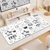 New Arrival Miffy Mouse Pad Cute Cartoon Rabbit Desk Mat Aesthetic Kawaii Computer Accessories for Dorm Bedroom Office Decor