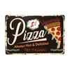 1pc Sandwiches Dlicious Burgers Pizza Hot Dog Fast Food Metal Signs, Retro Wall Decor for Home Kitchen Restaurant Bar 12x8 Inch