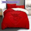 CA Osasuna2 Pattern Bedding Quilt Set  Home Decoration  Gift (1 * Duvet Cover + 2 * Pillowcase  Without Core)