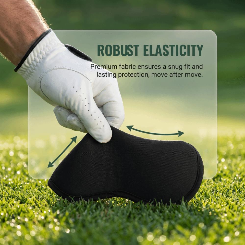 10pcs EVA Surface Golf Iron Head Covers Durable Fabric Head Protect Cover  Fits Most Iron Clubs