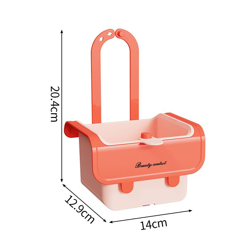 Sink Draining Hanging Basket Kitchen Sponge Rag Storage Rack Kitchen Sink Residue Filtration Anti-clogging Draining Basket