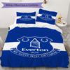 Set Copripiumino Trapuntato con Fantasia Everton FC Federa Decorazione per la Casa Regalo di Compleanno (1 * copripiumino + 2 * federe senza imbottitura)40
