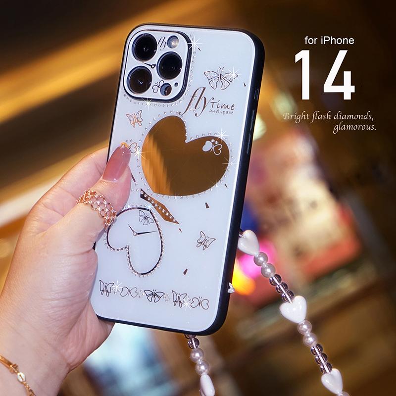 Pro iPhone 14Plus 13 Pro Max 12 Pro Max 11 Pro Max XSMAX 8 7 Plus pro Huawei P30 P40 Pro Mate 30 Mate 40 Pro Beauty Mirrror Pouzdro na telefon Ochranný kryt