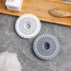 Anti-blocking Silicone Sink Strainer Round Shape Hair Clean Up Mesh Trap Floor Drain Shower Drain Pad Used for Kitchen Bathroom