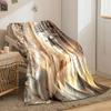 Buddha Lotus Serene Pattern Blanket bedroom Blanket for Livingroom Couch lunch break Soft throw for Friend's festival Gift