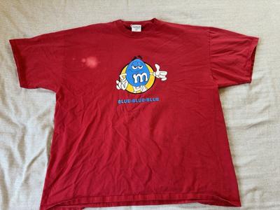 Vintage M&M’s Brand  Adult Extra Large Red Unisex T-Shirt