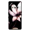 For Nothing Phone (3a) Case 3D Relief Flower Emboss Black Silicone Funda For Nothing Phone 3A  A059 3D Back Cover Cartoon Bumper