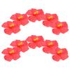 10Pcs Hawaiian Hibiscus Flowers Artificial Tropical Faux Flowers Decoration for DIY Craft Party Photography Bar Office Coffee