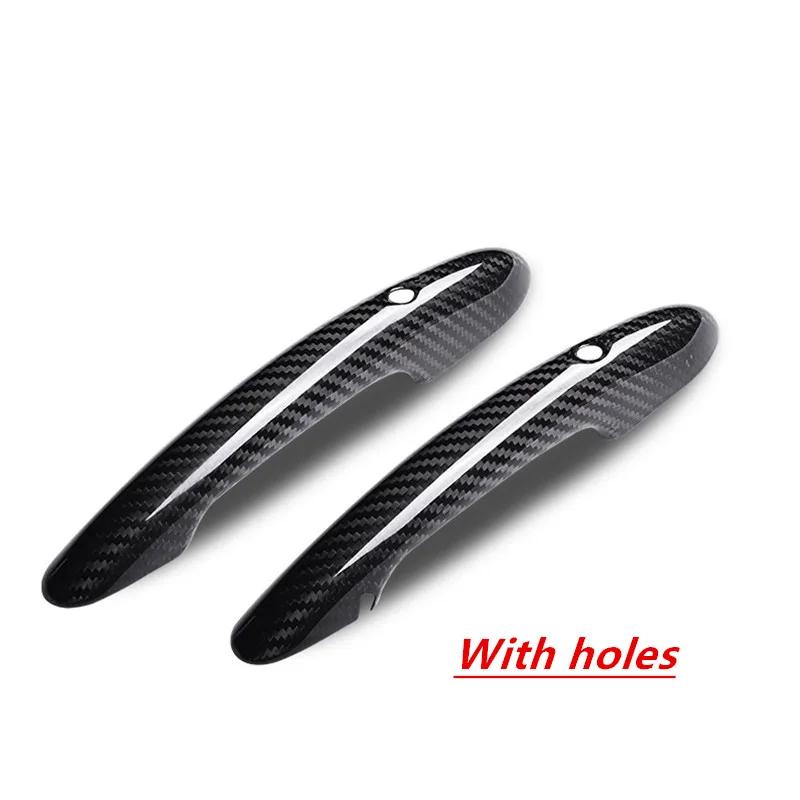 For BMW MINI JCW Cabrio Clubman Countryman F55 F56 F57 F60 Accessories Carbon Fiber Door Handle Shell Decoration Door Handle